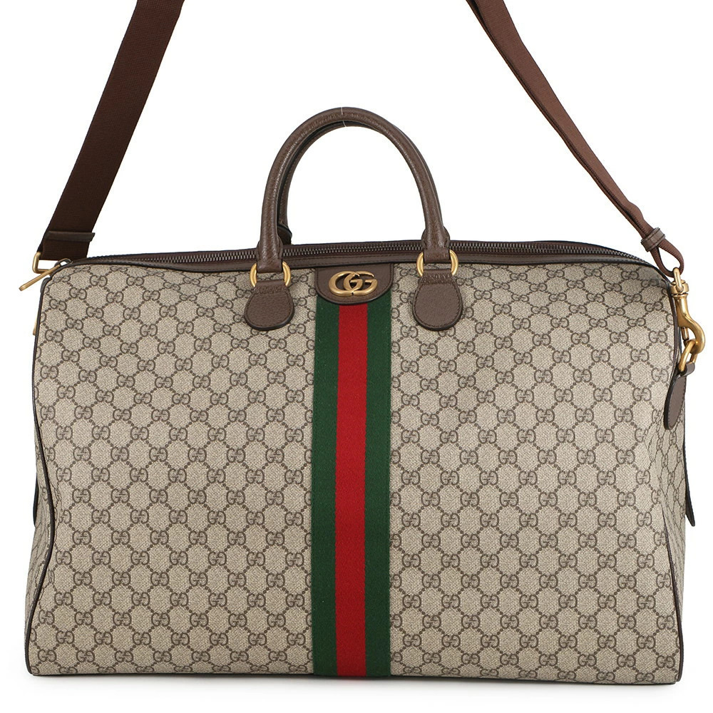 Gucci Boston Bag GG Supreme Shoulder Travel